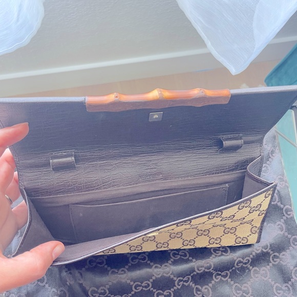 Vintage, authentic gucci clutch - Picture 2 of 3